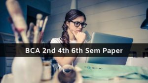 Mdu BCA 2nd 4th 6th Sem Previous Question Papers 
